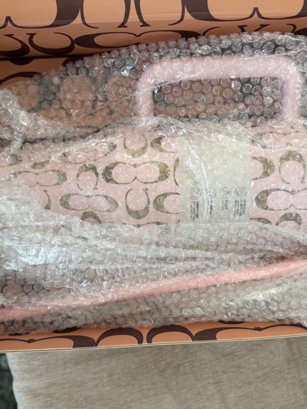 Pink Coach Stanley Cup with Box and Straw - Picture 7 of 9